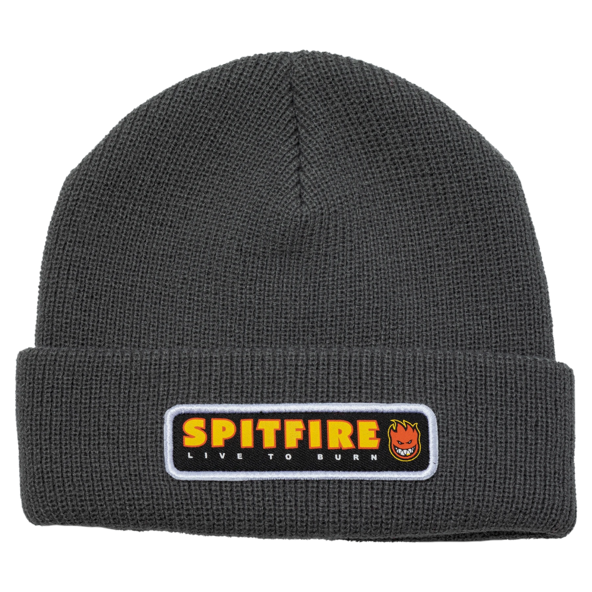 Spitfire LTB Script Patch Charcoal Beanie