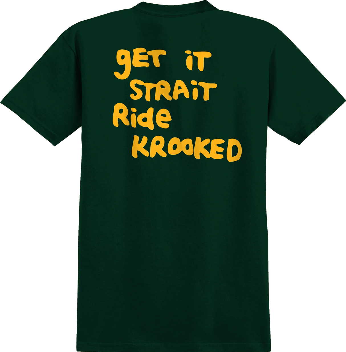 Krooked Strait Eyes Forest Green/Gold S/S Shirt