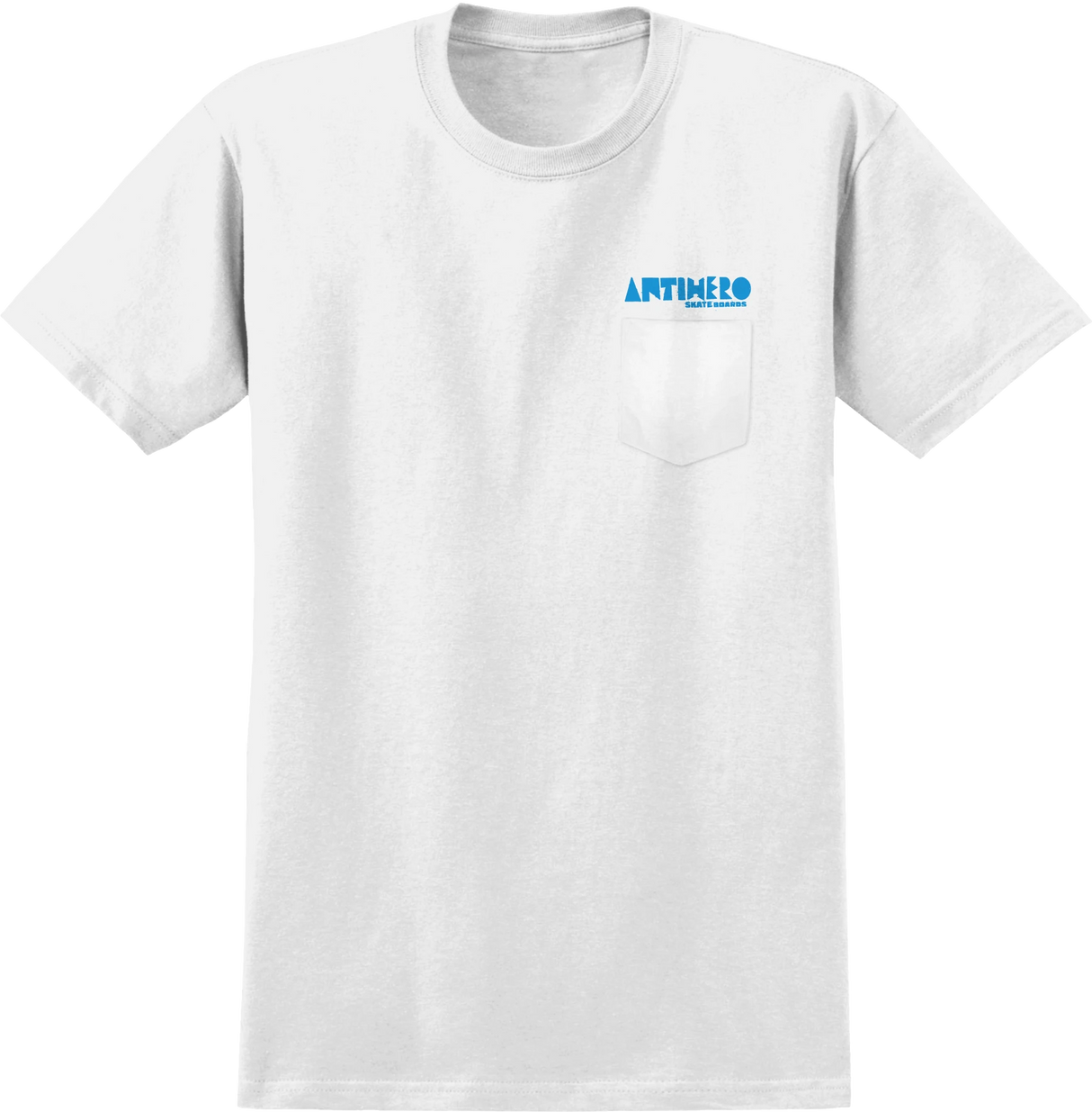 Anti-Hero Slingshot White/Light Blue/Gold Pocket S/S Shirt