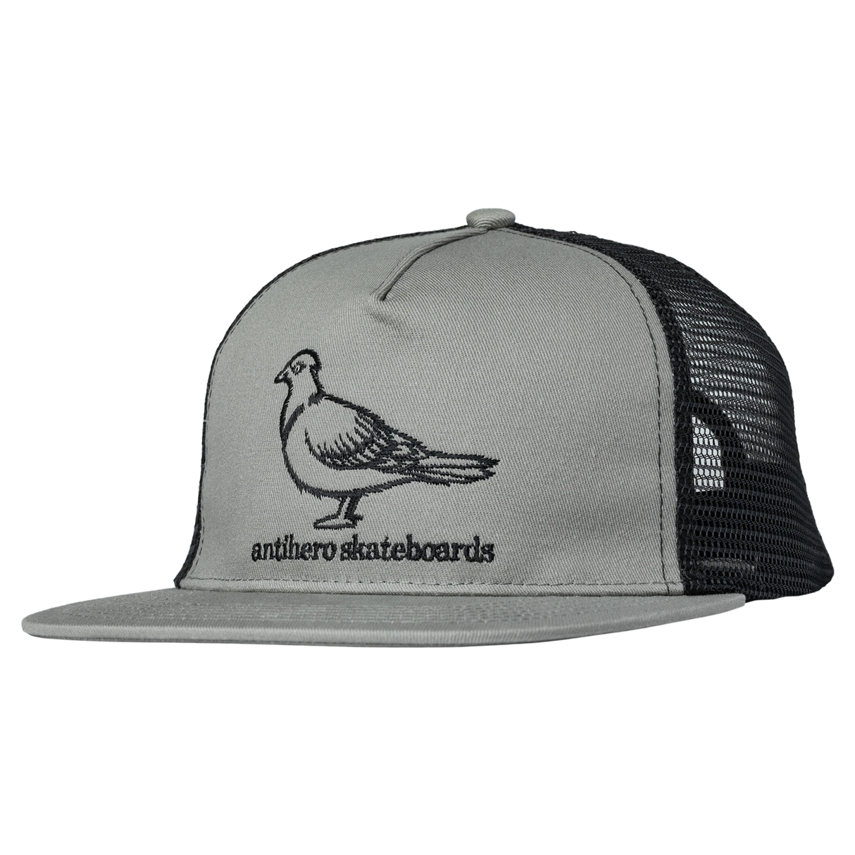 Anti Hero Basic Pigeon Silver/Black Snapback Hat