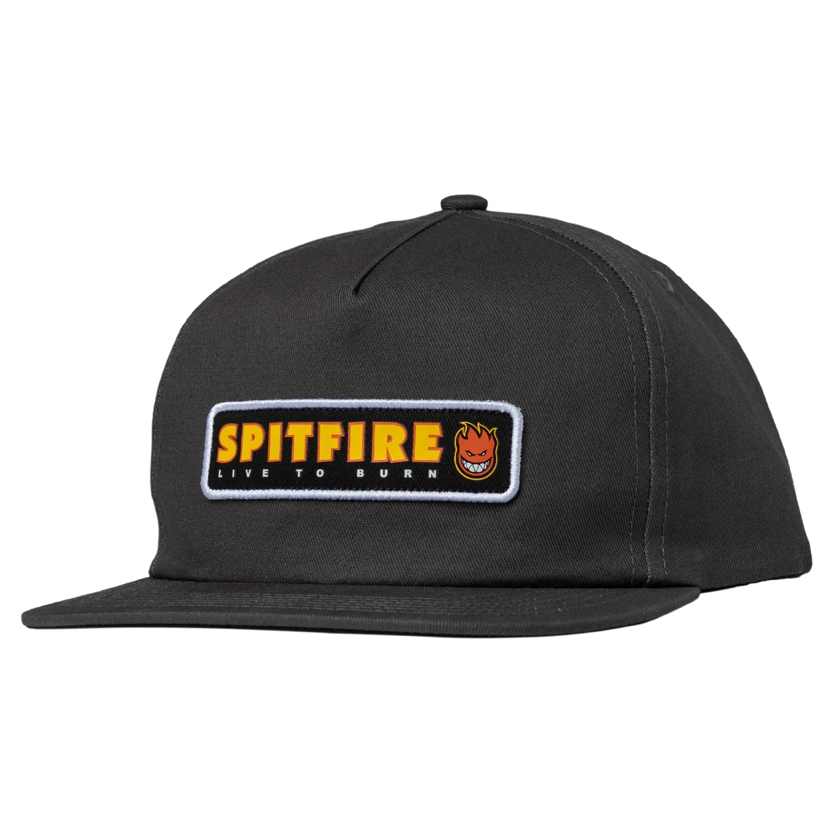 Spitfire LTB Patch Charcoal Snapback Hat