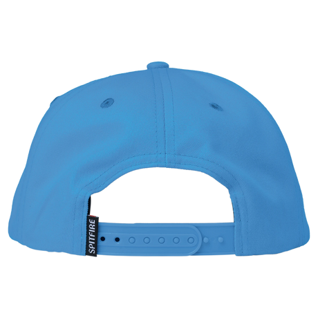 Spitfire Bighead Fill Light Blue/Red Snapback Hat