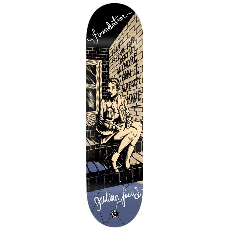 Foundation Julian Lewis Kings Crossing 8.25" Skateboard Deck