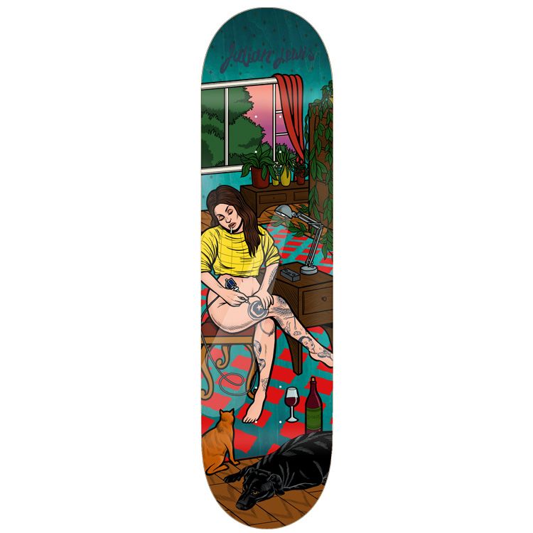 Foundation Julian Lewis Tattoo 8.38" Skateboard Deck