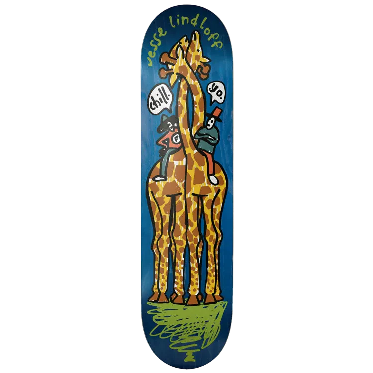 Foundation Jesse Lindloff Back Off Bro 8.5" Skateboard Deck