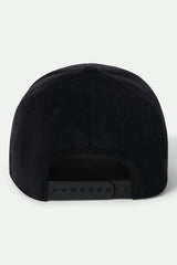Brixton Pierson MP Corduroy Black Snapback Hat