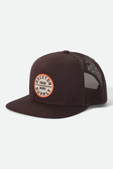 Brixton Oath MP Chocolate Chocolate Trucker Snapback Hat