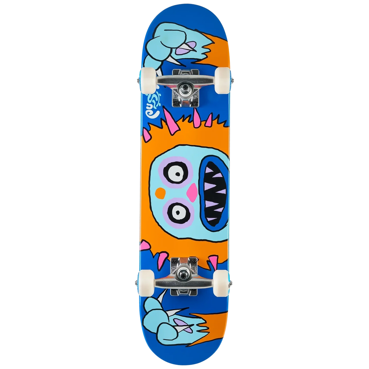 Push Frosty Attack Soft Top Blue 7.0" Complete Skateboard