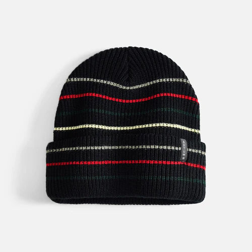 Autumn Select Multi Stripe Black Beanie