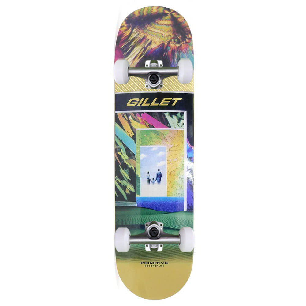 Primitive Gillet Portal Gold 8.12" Premium Complete Skateboard
