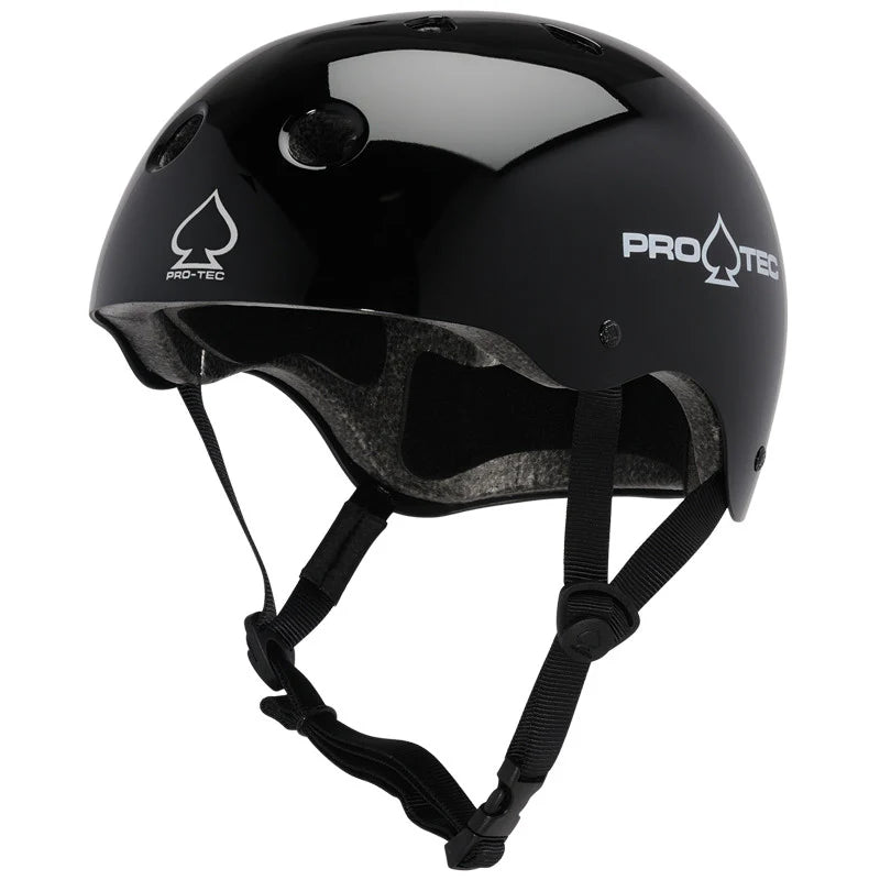 ProTec Classic Certified Gloss Black Helmet