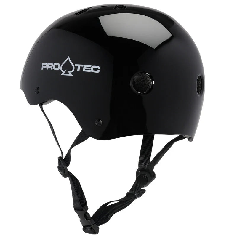 ProTec Classic Certified Gloss Black Helmet