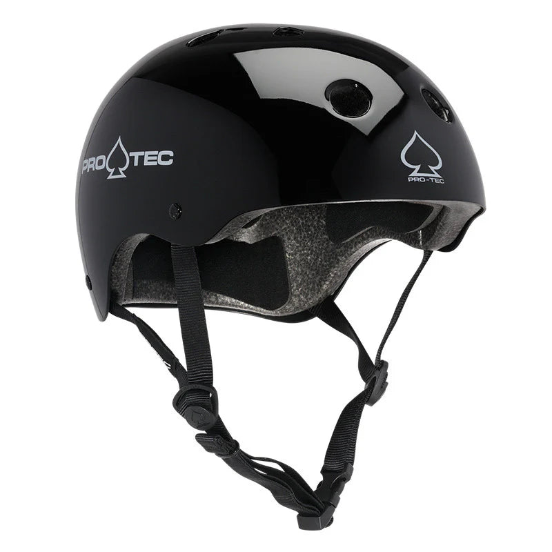 ProTec Classic Certified Gloss Black Helmet