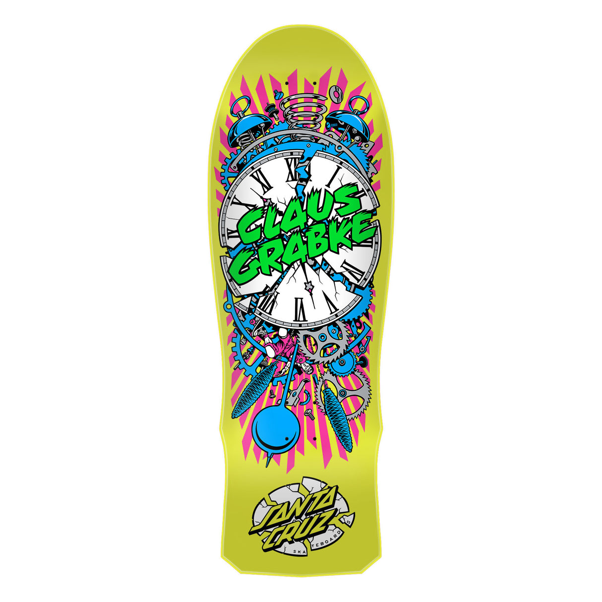 Santa Cruz Grabke Exploding Clock Reissue 10.04" x 29.83" Skateboard Deck