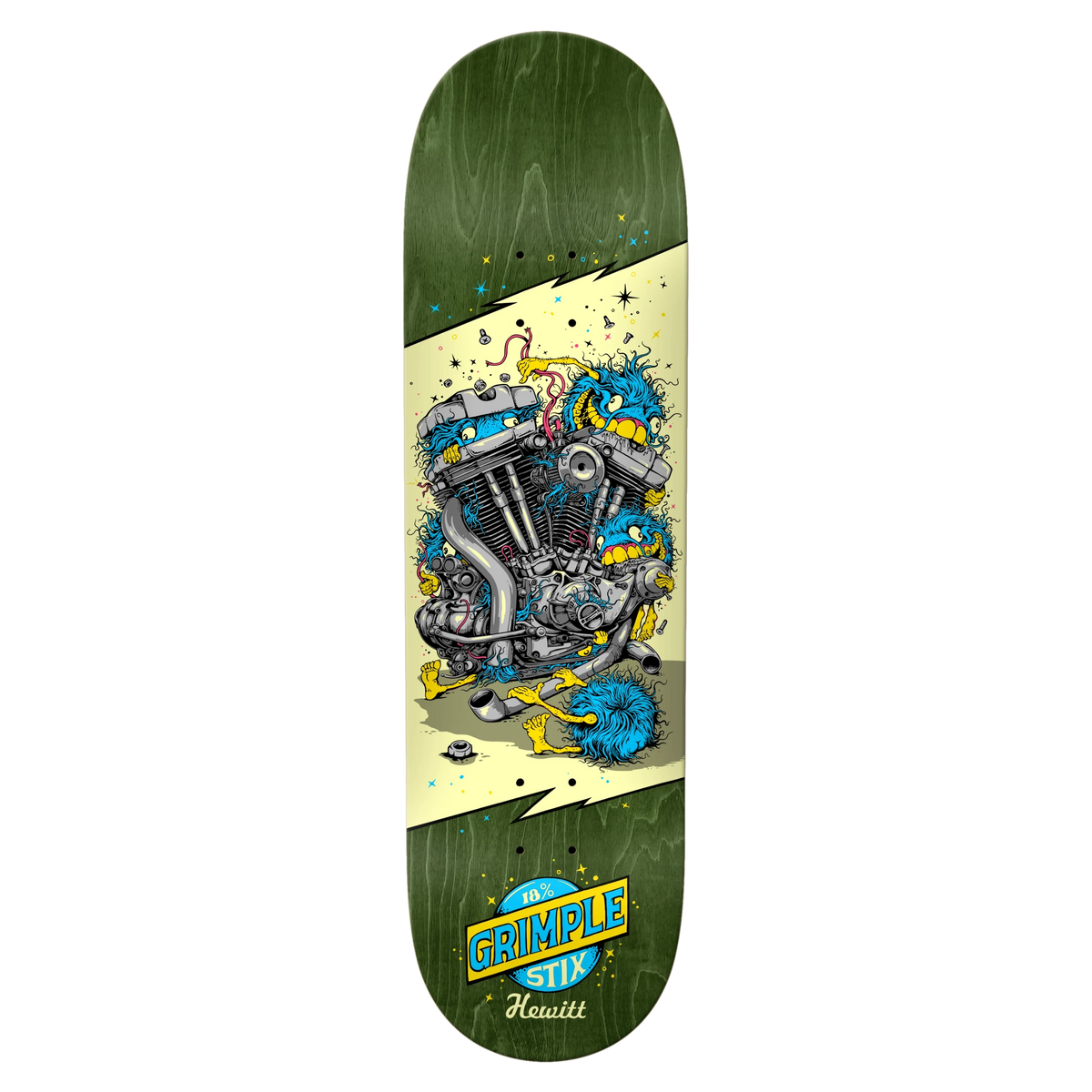 Anti-Hero Hewitt Grimple Revs 8.75" Skateboard Deck