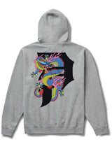 Primitive Honor Heather Grey Hooded Sweatshirt