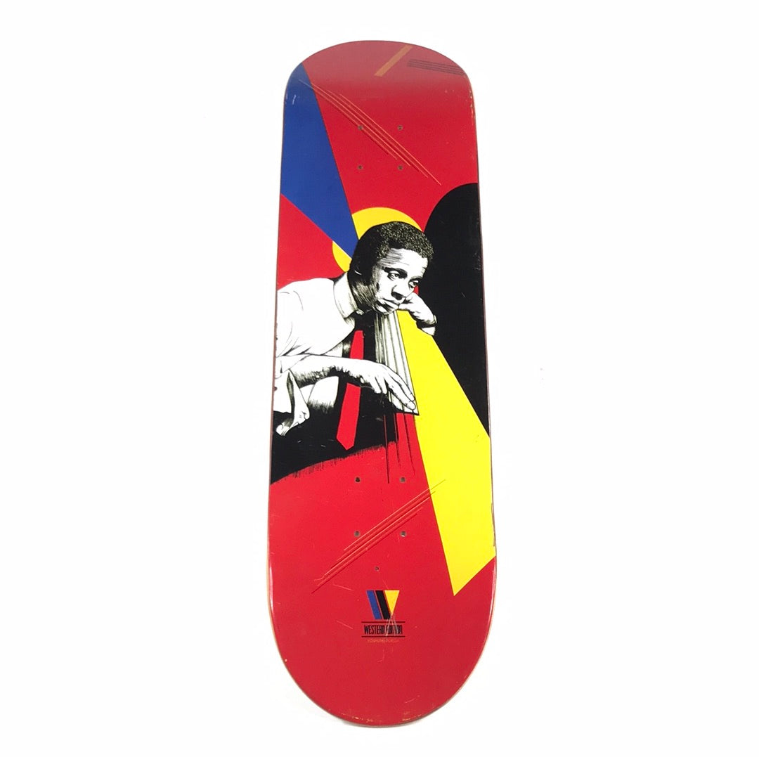 Western Edition Team Sad Man Red 8.0 Skateboard Deck