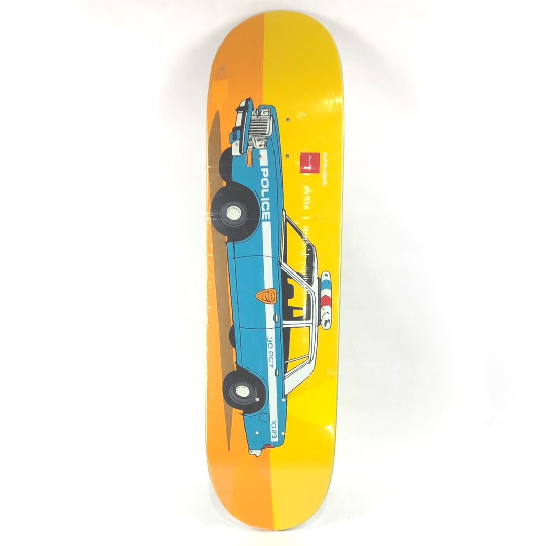 Chocolate X Huf Police Car Yellow/Blue Size 8.25 Skateboard Deck