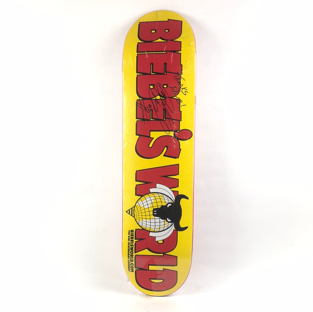 Girl Skateboards Brandon Biebel コンプリート Girl Brandon Biebel Signed Biebel's World 7.9