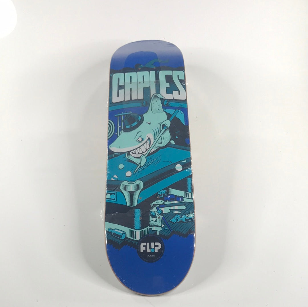 Flip Curren Caples Pool Shark Blue 8.25 Skateboard Deck