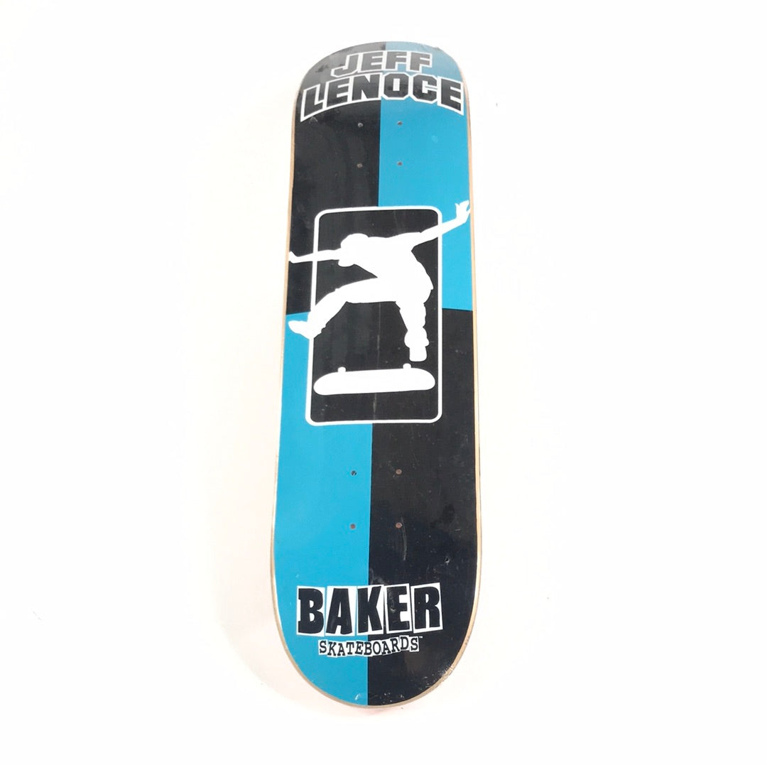 Baker Jeff Lenoce Silhouette Black/Blue 7.5 Skateboard Deck