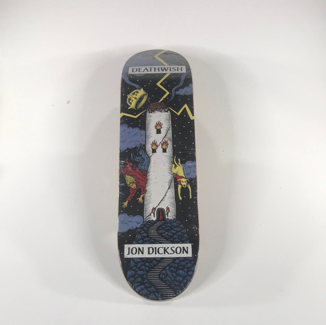 Deathwish Jon Dickson Medieval Tower 8.38 Skateboard Deck