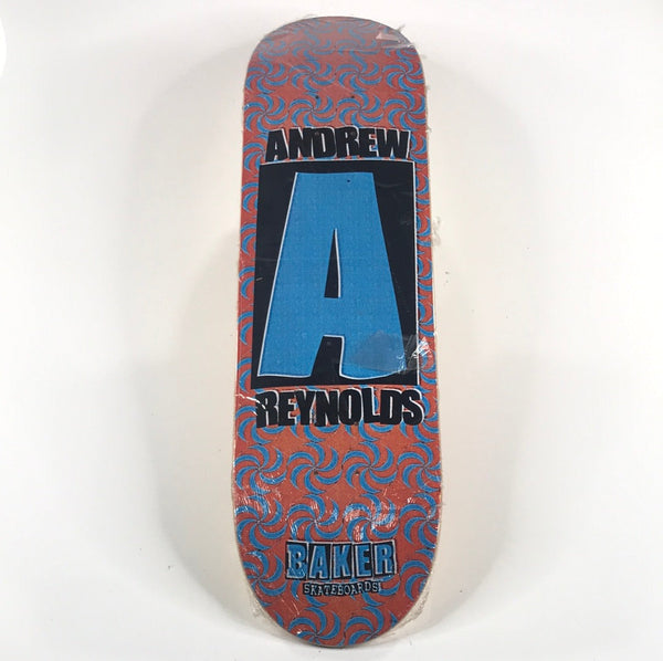 Baker Andrew Reynolds Initial Red And Blue Swirls 8.5 Skateboard