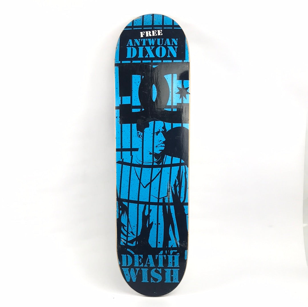 Deathwish Antwuan Dixon Prison Bars Blue/Black 8.25'' Gripped Skateboard Deck