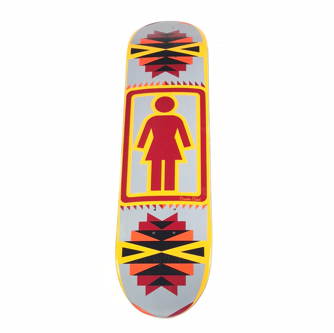 スケートボード　8.0インチ　ガール　ブランドン・ビーベル　プロMODEL Girl Brandon Biebel Girl Logo Multi 7 7/8 Skateboard Deck – Long