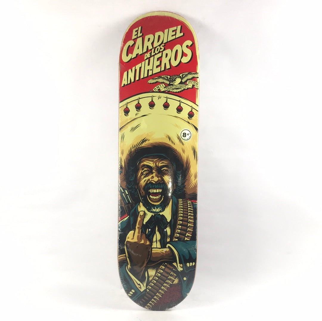 Anti-Hero John Cardiel El Cardiel Multi 8.4'' Skateboard Deck