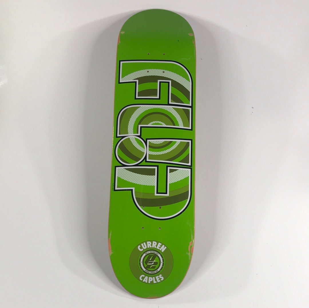 Flip Curren Caples P2 Target Green 8.45 Skateboard Deck