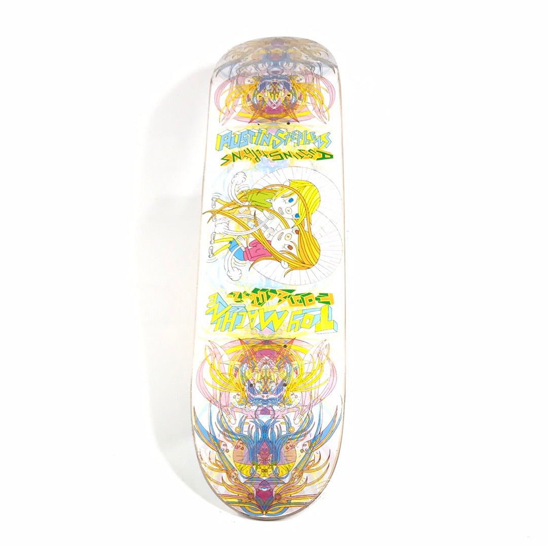 TOY MACHINE AUSTIN STEPHENS スケートボードデッキ Toy Machine Austin Stephens Pinstripe Multi 7.75 Skateboard deck