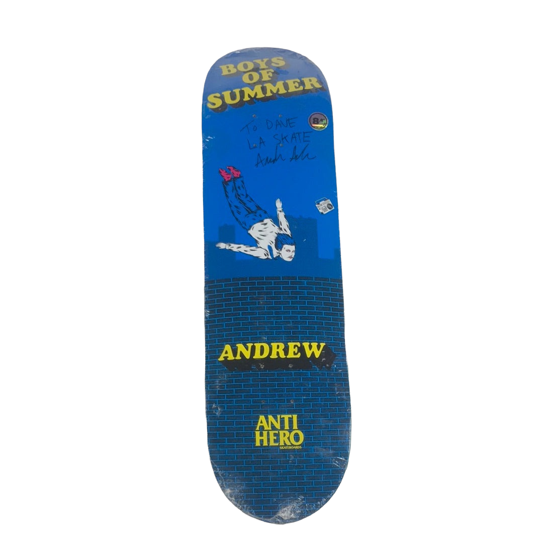 Anti Hero Andrew Allen Signed Boys of Summer 8.4 Deck