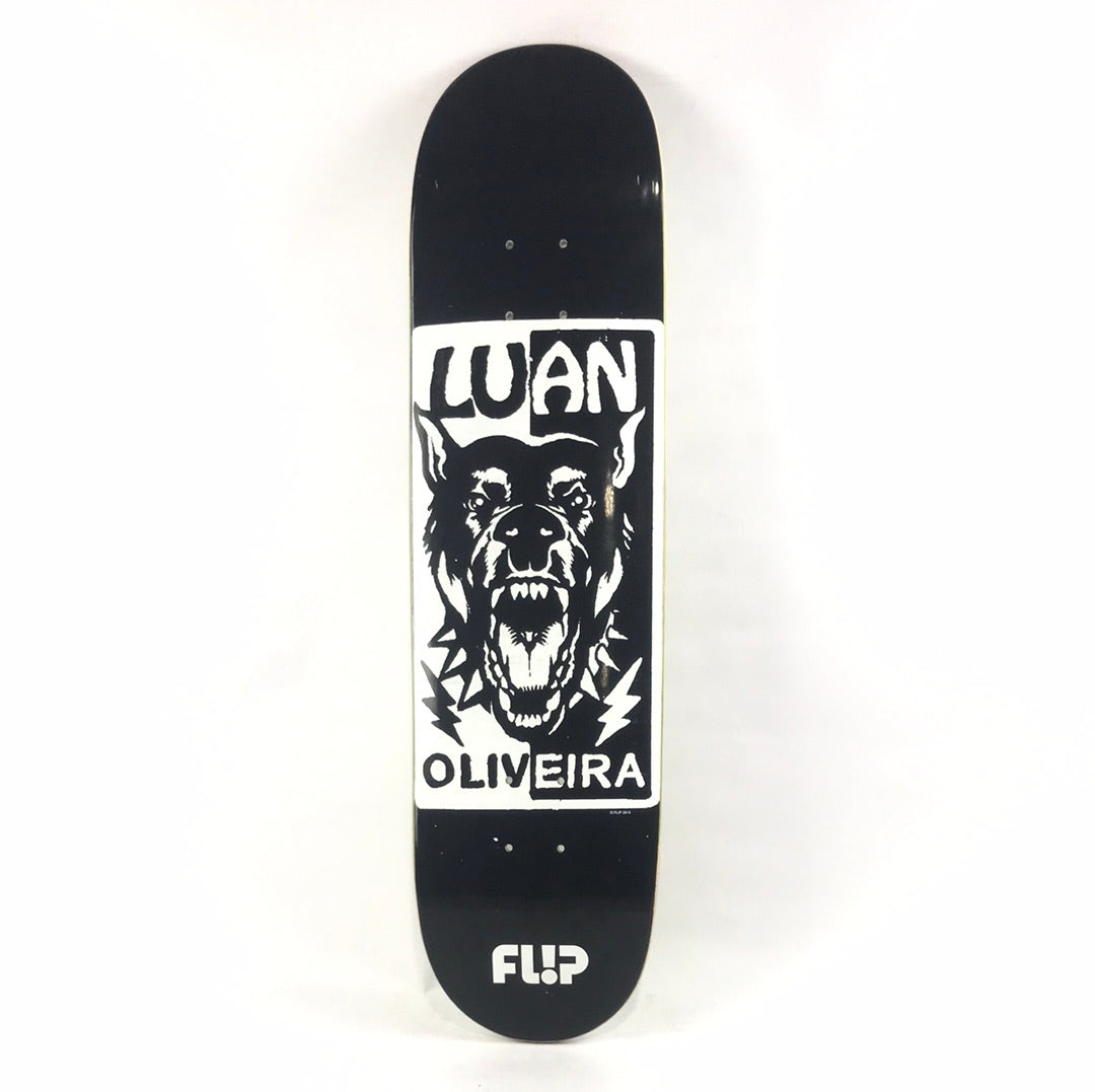 Flip Luan Oliveira Dag Dog Black/White 7.75'' Skateboard Deck