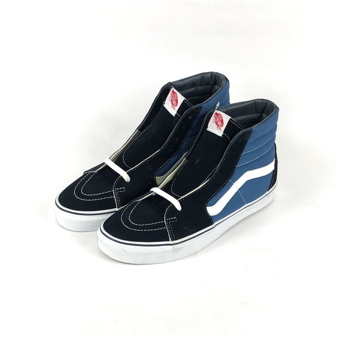 Vans Sk8-Hi Navy US Mens Size 12 Long Beach Skate Co Vans Sk8-Hi Navy US Mens Size 12 Long Beach Skate Co