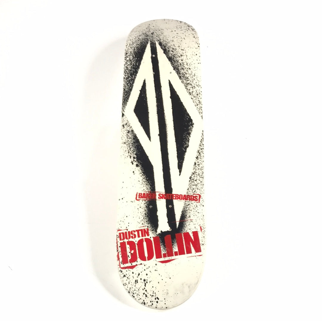 Baker Dustin Dollin Piss Drunx PD Spray Paint White Size 7.63" Vintage NOS Deck
