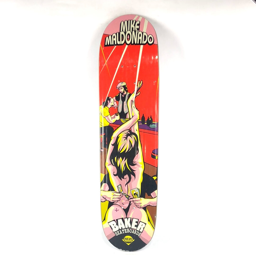 Baker Mike Maldonado 2003 Strip Club Series Multi 7.75'' Skateboard Deck