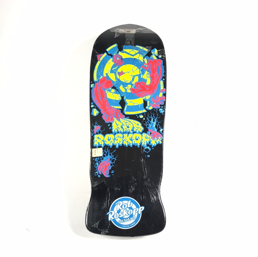 Santa Cruz Rob Roskopp 30 Years Black 10'' Skateboard Deck – Long