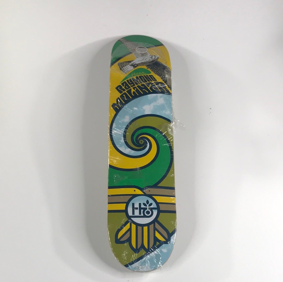 Habitat Raymond Molinar Falcon Yellow/Green 7.75 Skateboard Deck