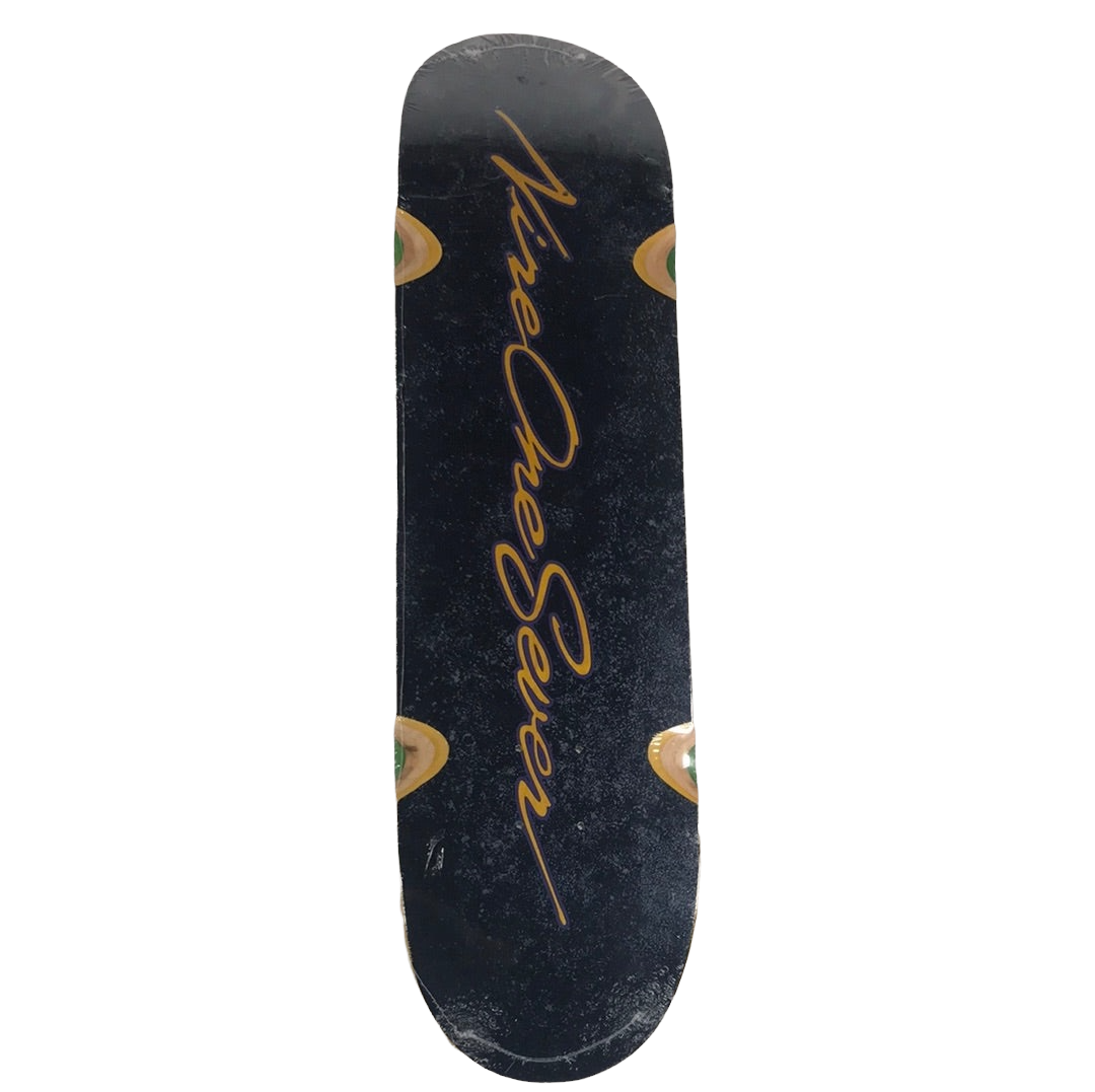 917 Nine-One-Seven Dialtone Script - Wheel Wells Skateboard Deck