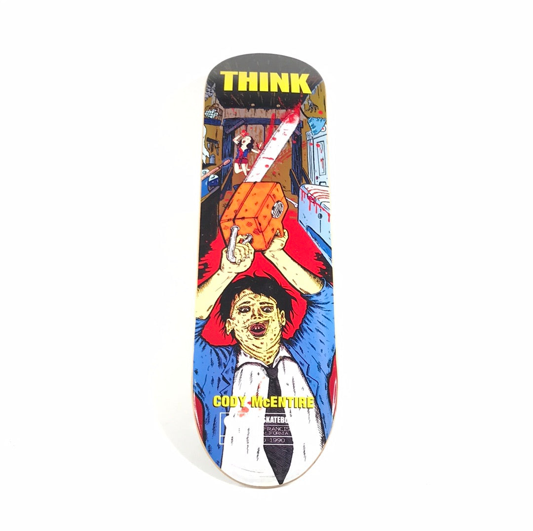 Think Cody McEntire Chainsaw Massacre Multi 8'' Skateboard Deck