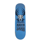 Flip Arto Saari Deer Skull Crest Blue 8.25 Skateboard Deck