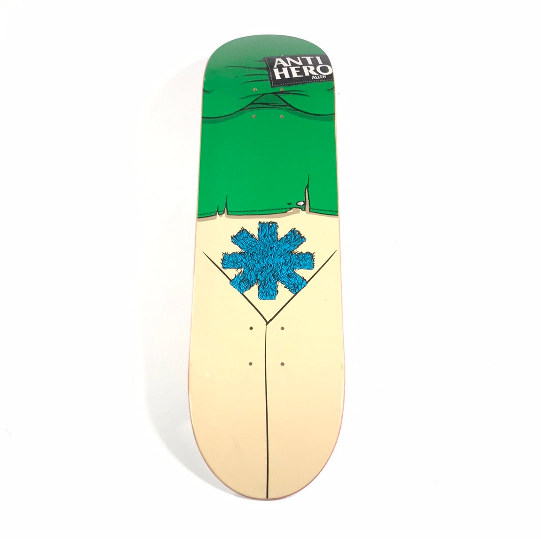 Anti-Hero Andrew Allen Tech Shave Green/Blue 8.125" Skateboard