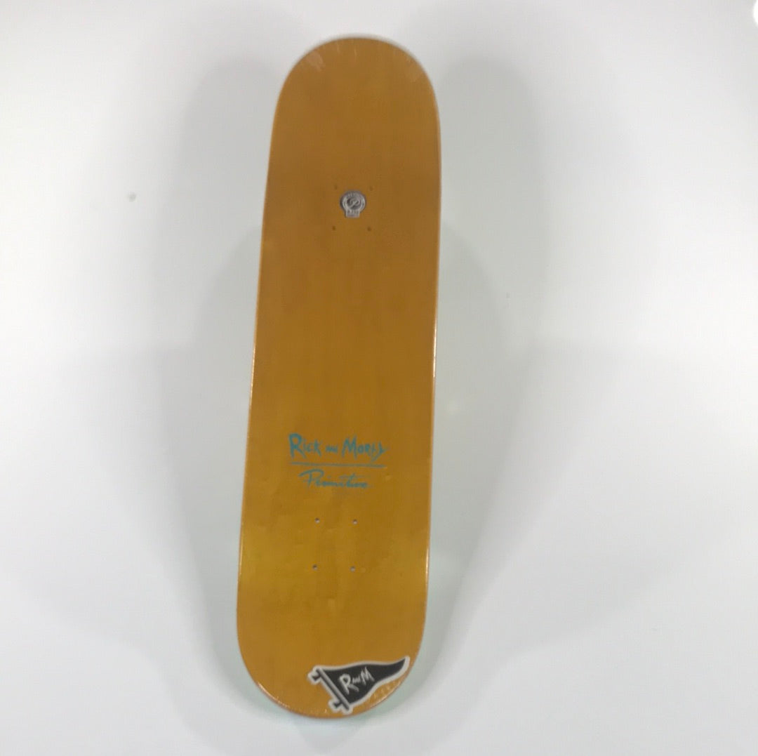 Primitive Rick & Morty Trent McClung Mr. Meeseeks Green 8.125 Skateboard Deck