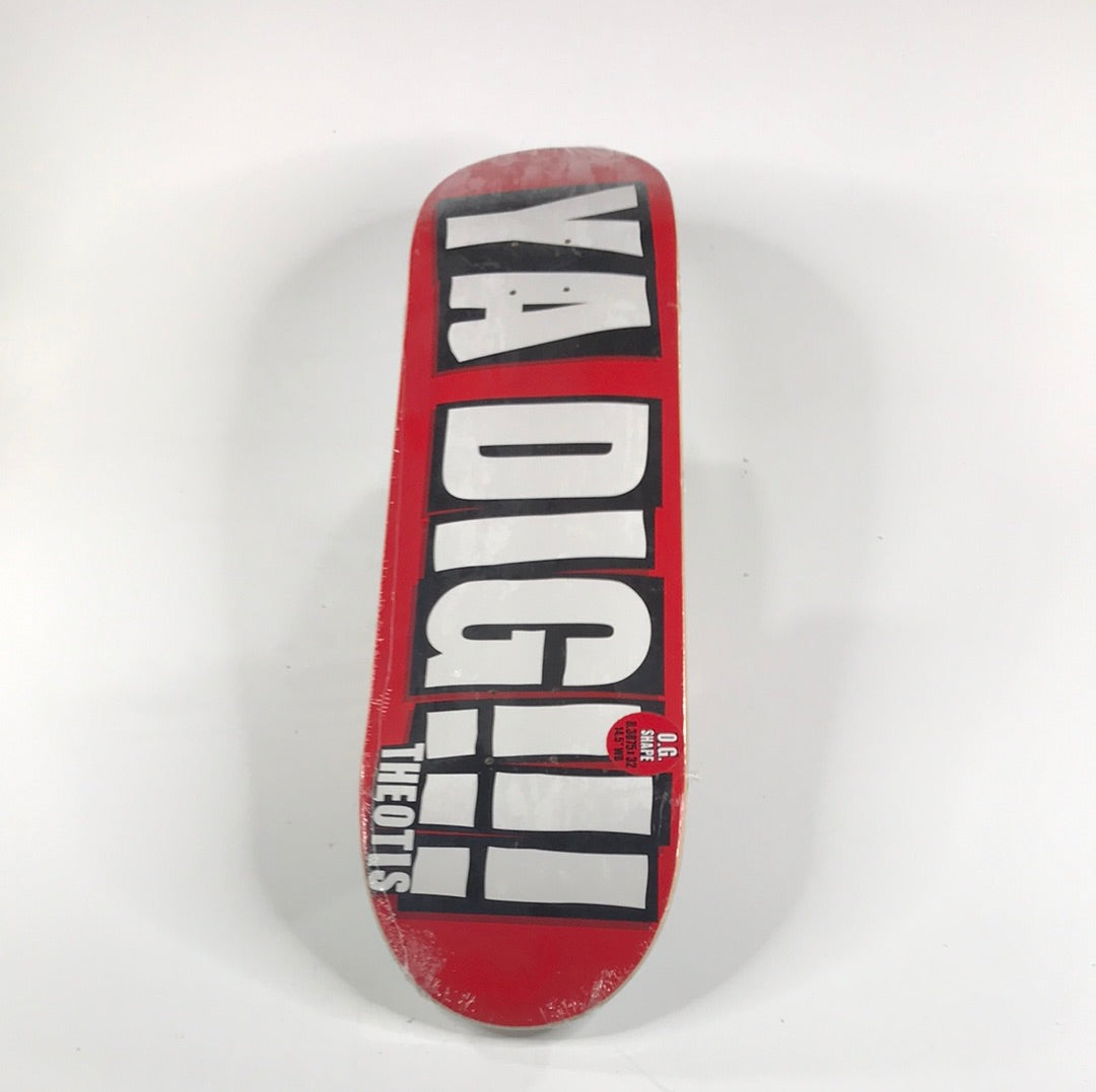 Baker Theotis Beasley YA DIG Red 8.3875 Skateboard Deck