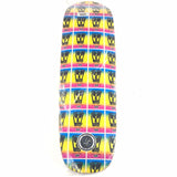 Flip Lance Mountain Skulls Repeat P2 Blue Yellow Pink 8.75" Skateboard Deck