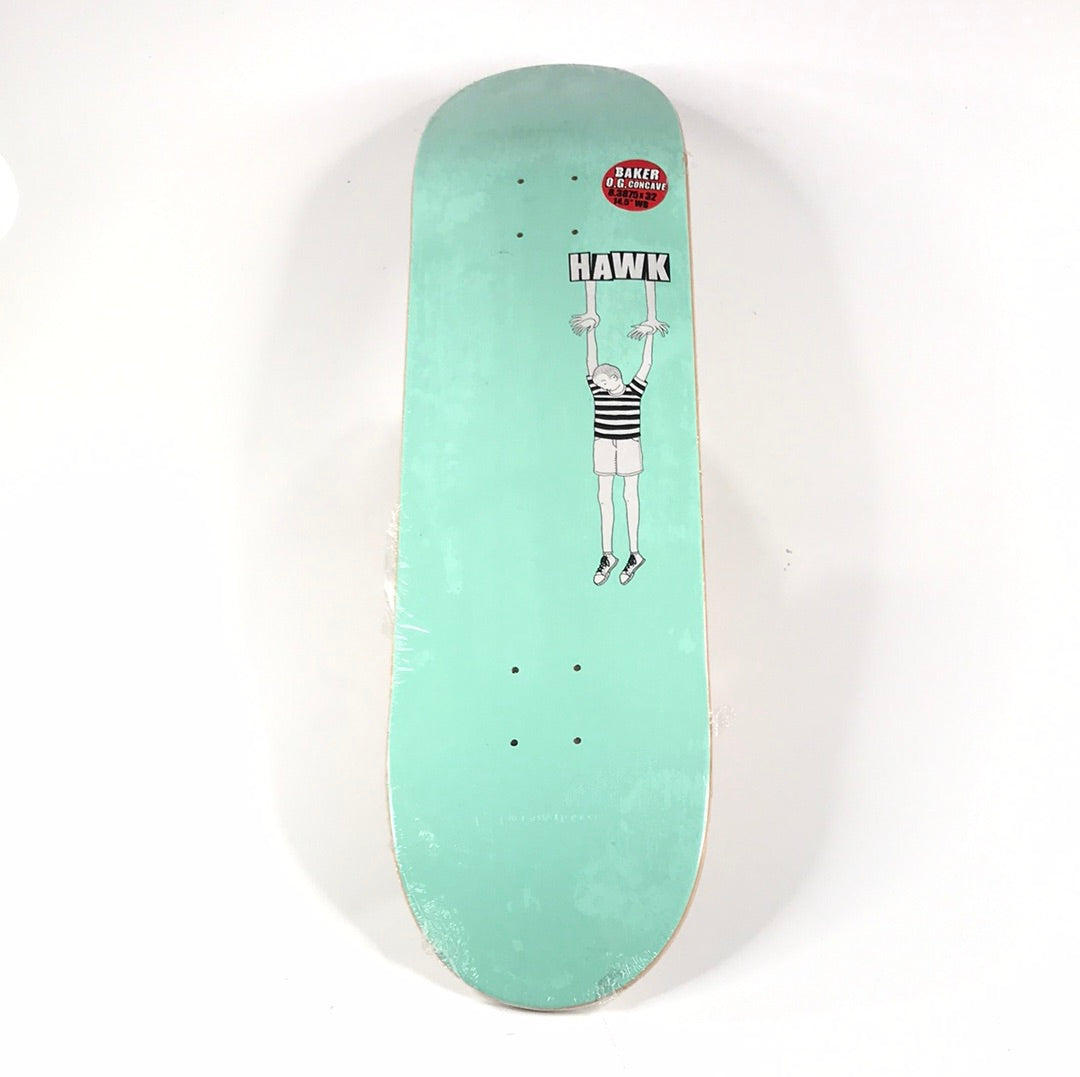 Baker Riley Hawk Hanging Blue 8.375 Skateboard Deck