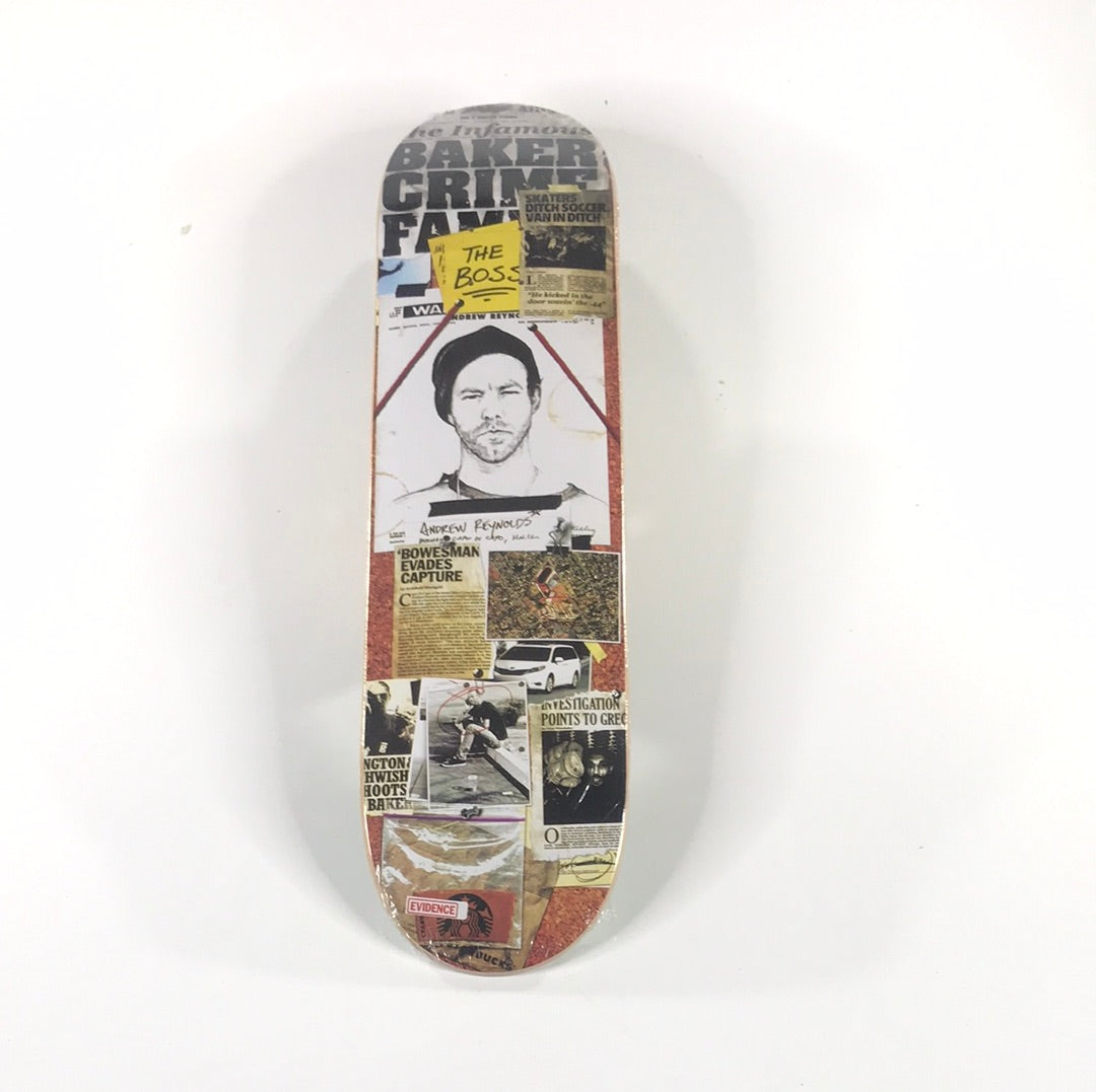 Baker Andrew Reynolds Baker Crime Family 8.0 Skateboard Deck