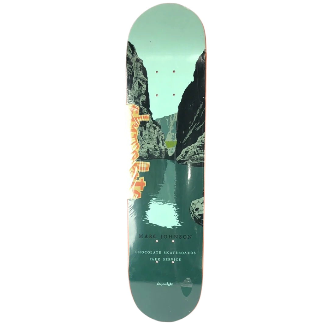Chocolate Marc Johnson Park Service Blue 7.75'' Skateboard Deck