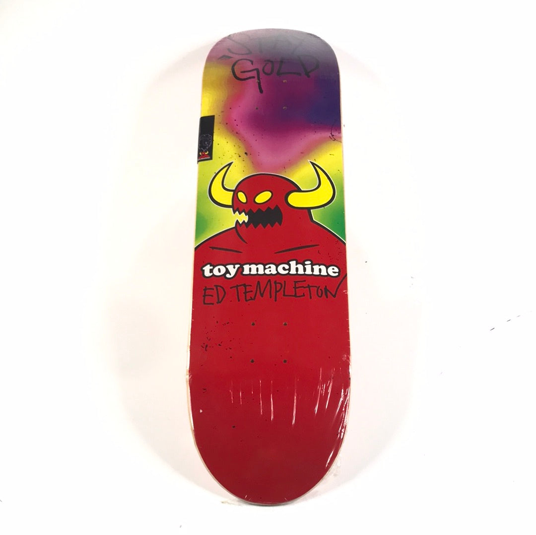 Toy Machine Ed Templeton Stay Gold Multi 8.25" Deck